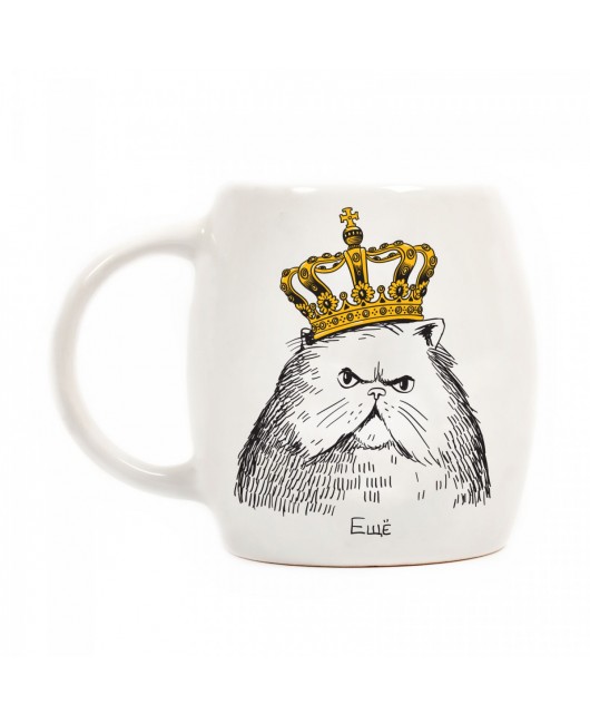 Чашка с котом в короне